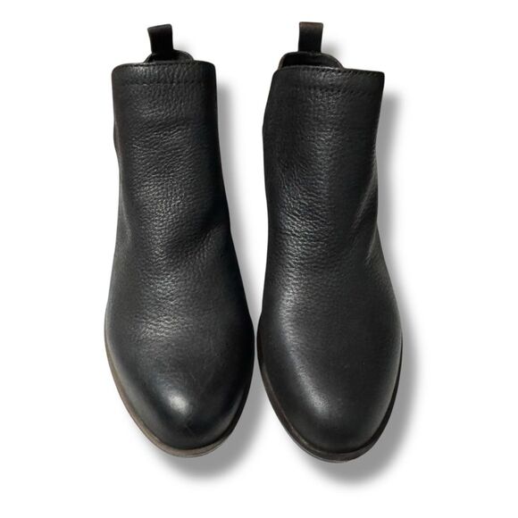 Lucky Brand Shoes - Lucky Brand Bollo Black Leather Ankle Booties Women’s Size 7.5